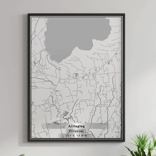 ROAD MAP OF ALITAGTAG, PHILIPPINES BY MAPBAKES