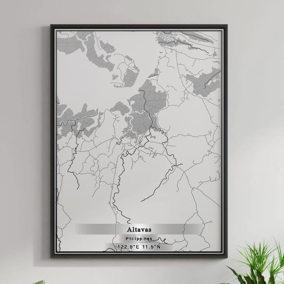 ROAD MAP OF ALTAVAS, PHILIPPINES BY MAPBAKES