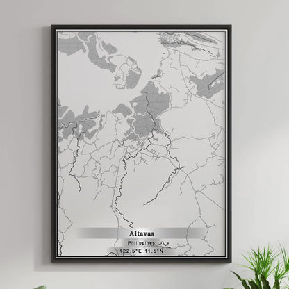 ROAD MAP OF ALTAVAS, PHILIPPINES BY MAPBAKES