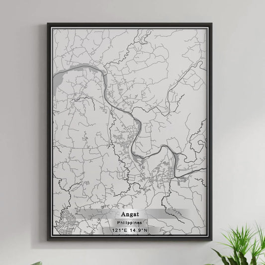 ROAD MAP OF ANGAT, PHILIPPINES BY MAPBAKES