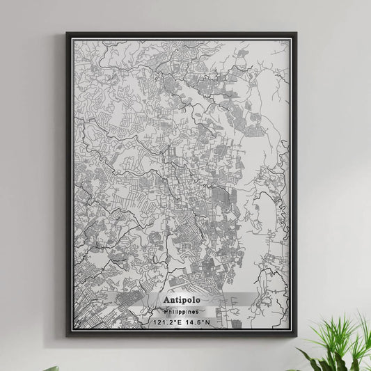 ROAD MAP OF ANTIPOLO, PHILIPPINES BY MAPBAKES