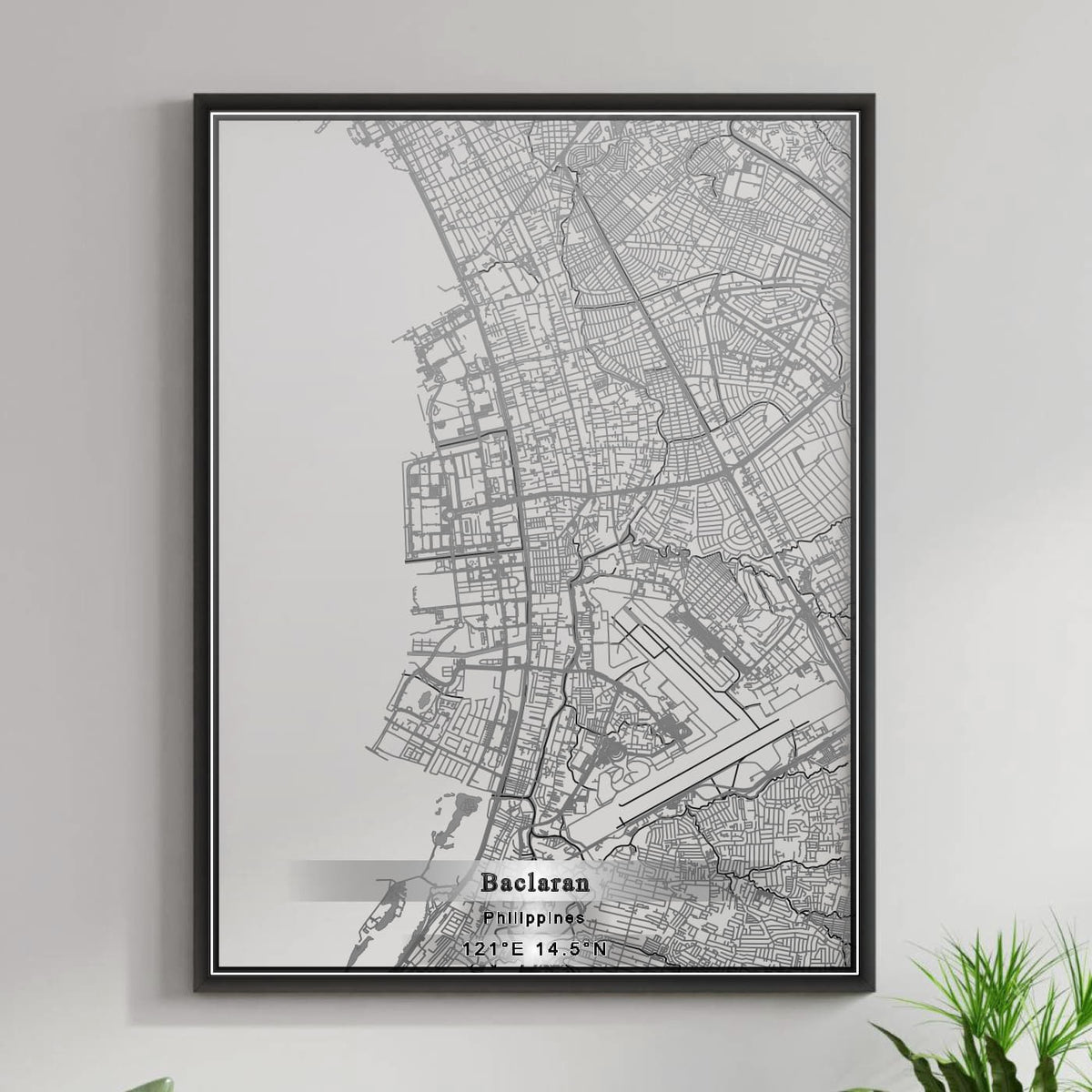 ROAD MAP OF BACLARAN, PHILIPPINES BY MAPBAKES