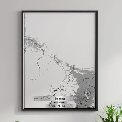 ROAD MAP OF BACUAG, PHILIPPINES BY MAPBAKES