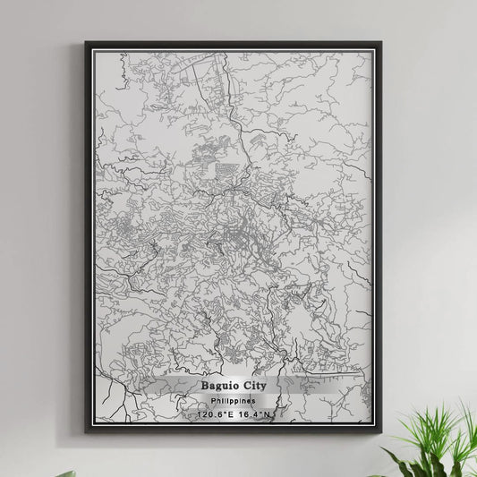 ROAD MAP OF BAGUIO CITY, PHILIPPINES BY MAPBAKES