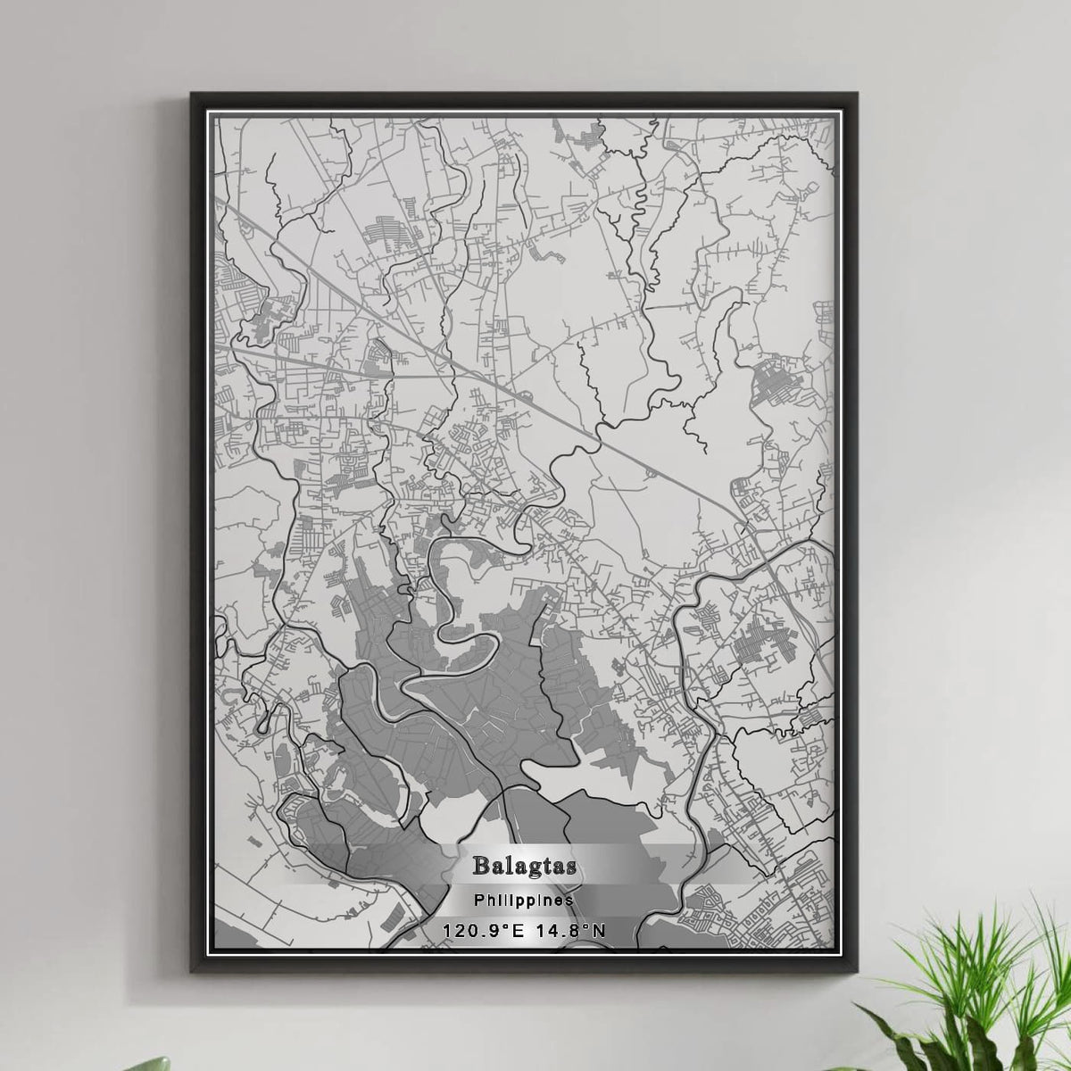 ROAD MAP OF BALAGTAS, PHILIPPINES BY MAPBAKES