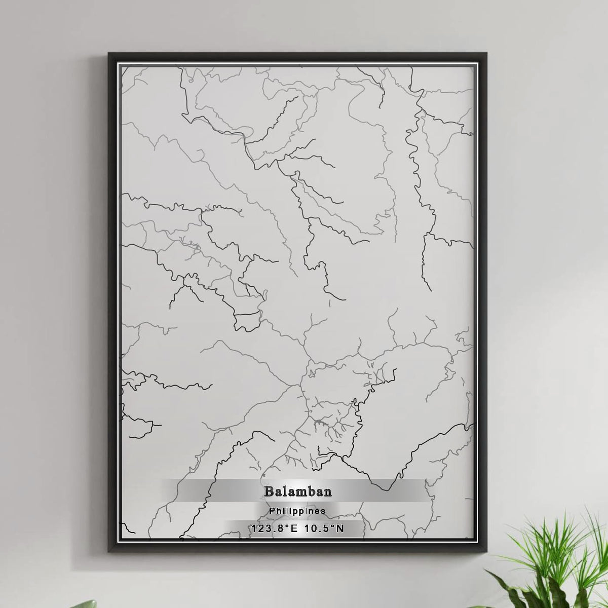 ROAD MAP OF BALAMBAN, PHILIPPINES BY MAPBAKES