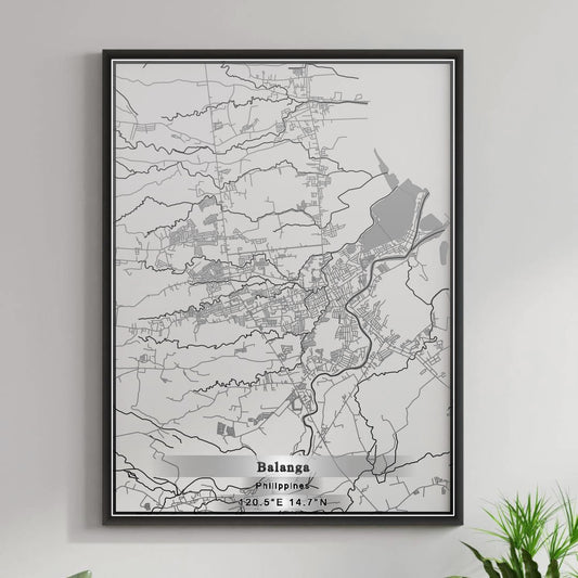 ROAD MAP OF BALANGA, PHILIPPINES BY MAPBAKES