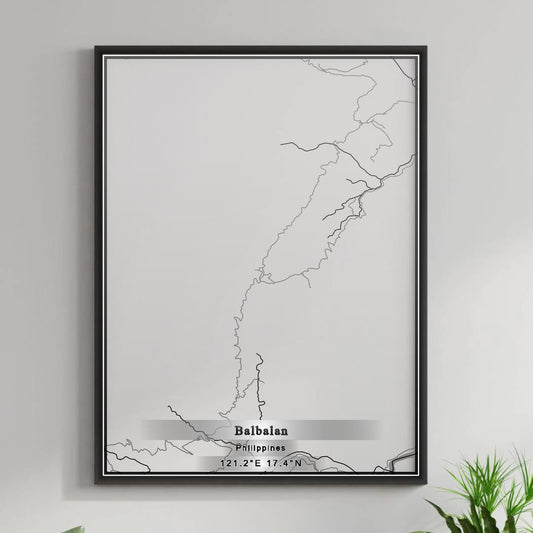 ROAD MAP OF BALBALAN, PHILIPPINES BY MAPBAKES