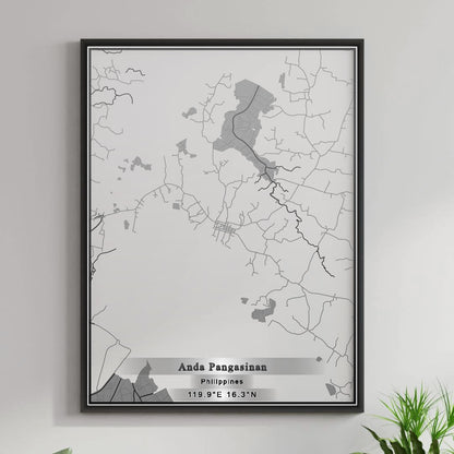 ROAD MAP OF ANDA PANGASINAN, PHILIPPINES BY MAPBAKES