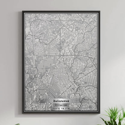 ROAD MAP OF BALINTAWAK, PHILIPPINES BY MAPBAKES