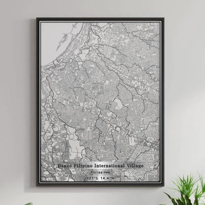 ROAD MAP OF BANCO FILIPINO INTERNATIONAL VILLAGE, PHILIPPINES BY MAPBAKES