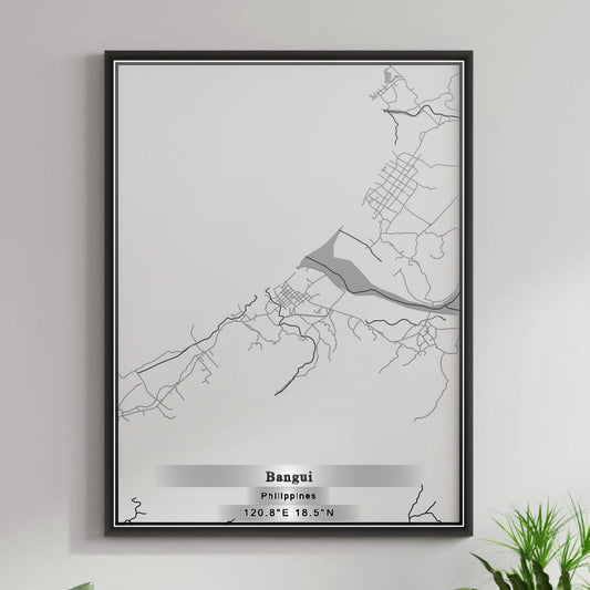 ROAD MAP OF BANGUI, PHILIPPINES BY MAPBAKES