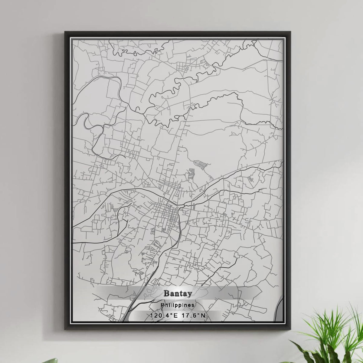 ROAD MAP OF BANTAY, PHILIPPINES BY MAPBAKES