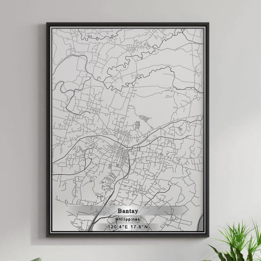 ROAD MAP OF BANTAY, PHILIPPINES BY MAPBAKES