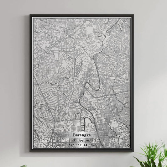 ROAD MAP OF BARANGKA, PHILIPPINES BY MAPBAKES