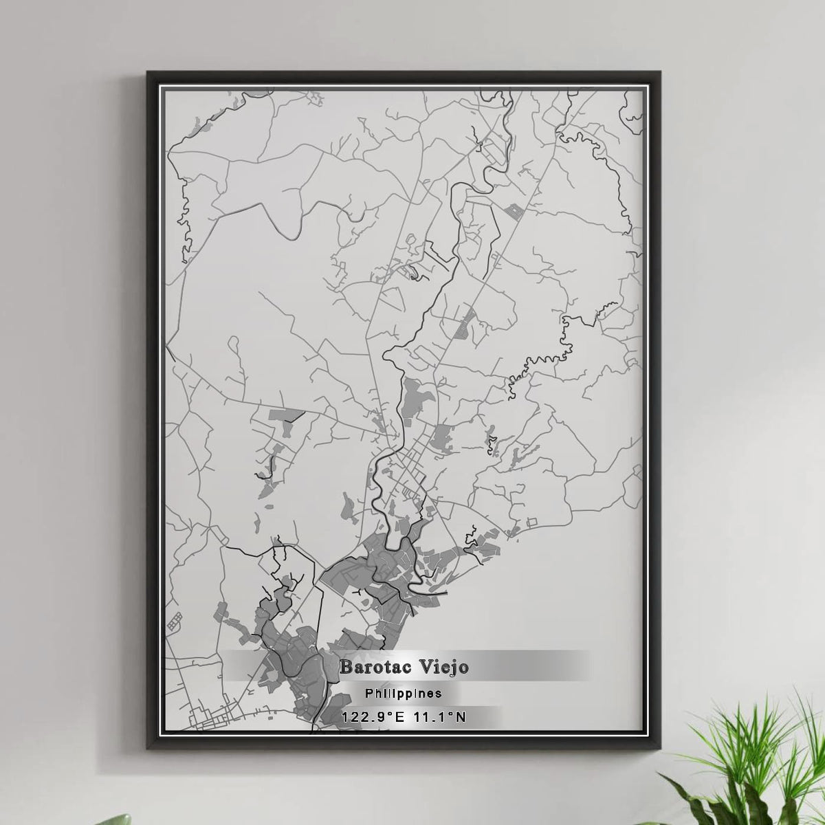 ROAD MAP OF BAROTAC VIEJO, PHILIPPINES BY MAPBAKES