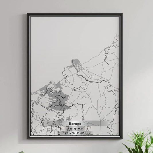 ROAD MAP OF BARUGO, PHILIPPINES BY MAPBAKES