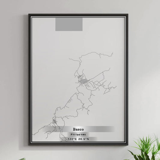 ROAD MAP OF BASCO, PHILIPPINES BY MAPBAKES