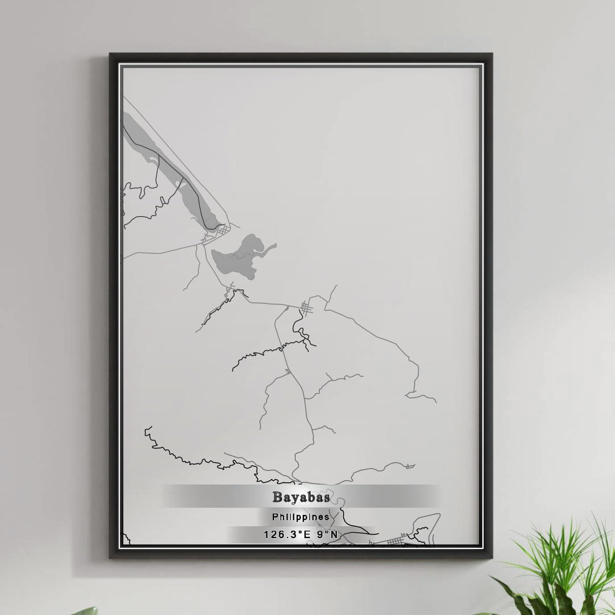 ROAD MAP OF BAYABAS, PHILIPPINES BY MAPBAKES