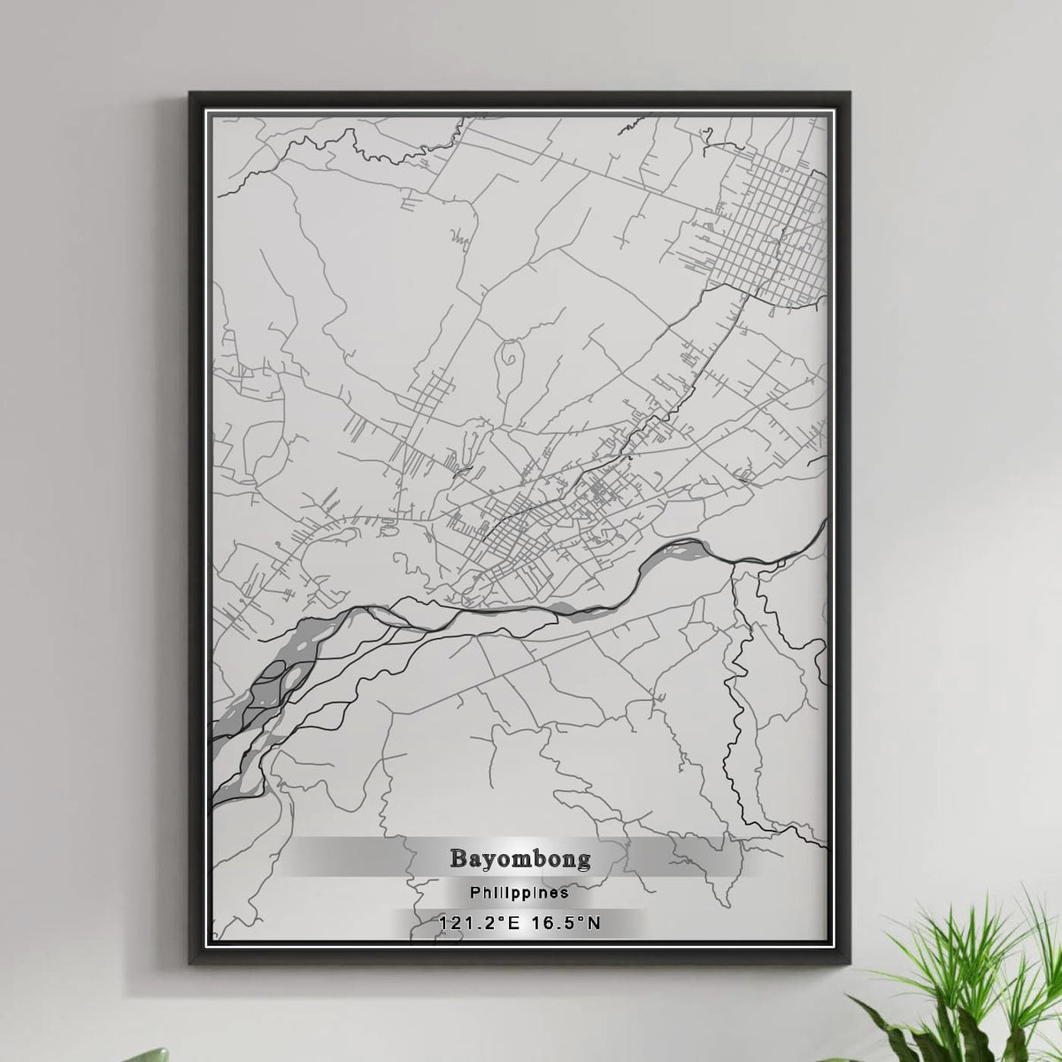 ROAD MAP OF BAYOMBONG, PHILIPPINES BY MAPBAKES