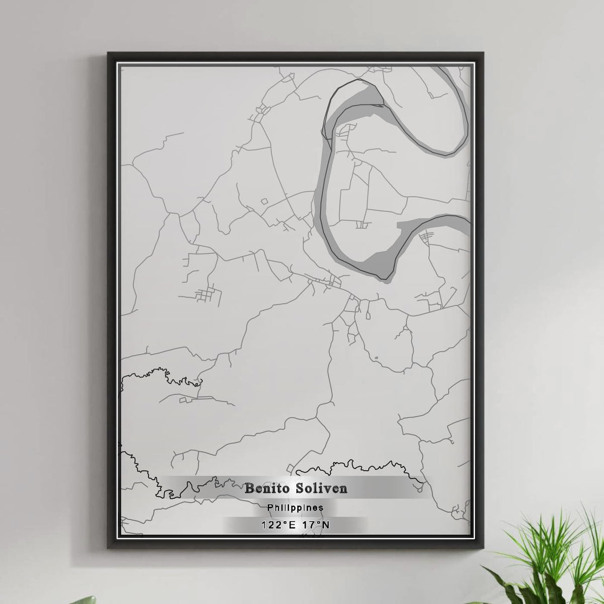 ROAD MAP OF BENITO SOLIVEN, PHILIPPINES BY MAPBAKES