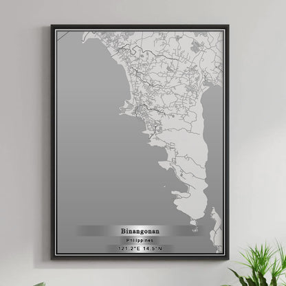ROAD MAP OF BINANGONAN, PHILIPPINES BY MAPBAKES