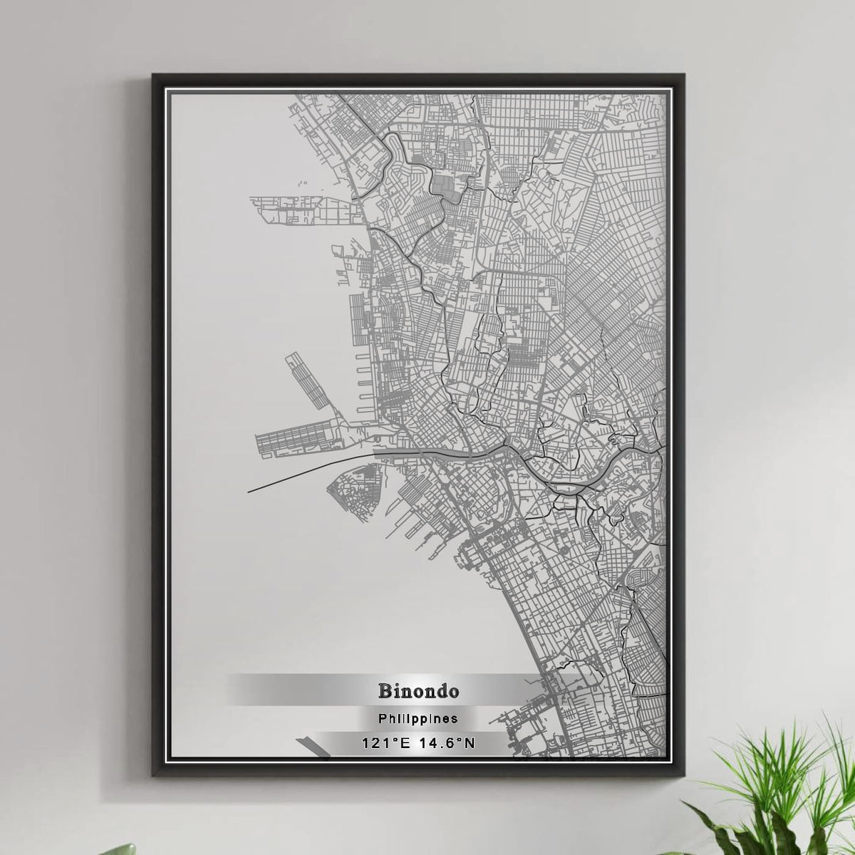 ROAD MAP OF BINONDO, PHILIPPINES BY MAPBAKES