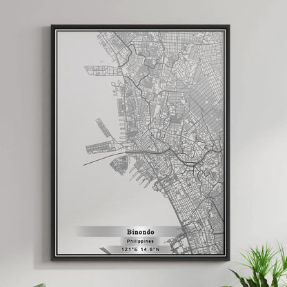 ROAD MAP OF BINONDO, PHILIPPINES BY MAPBAKES