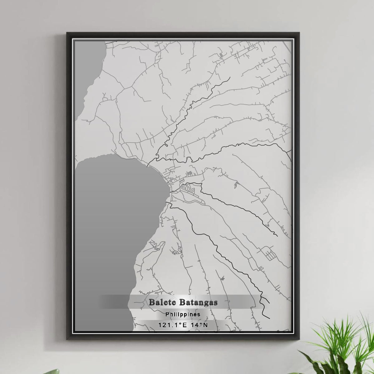 ROAD MAP OF BALETE BATANGAS, PHILIPPINES BY MAPBAKES