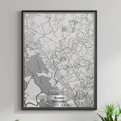 ROAD MAP OF BOCAUE, PHILIPPINES BY MAPBAKES