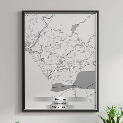 ROAD MAP OF BOTOLAN, PHILIPPINES BY MAPBAKES