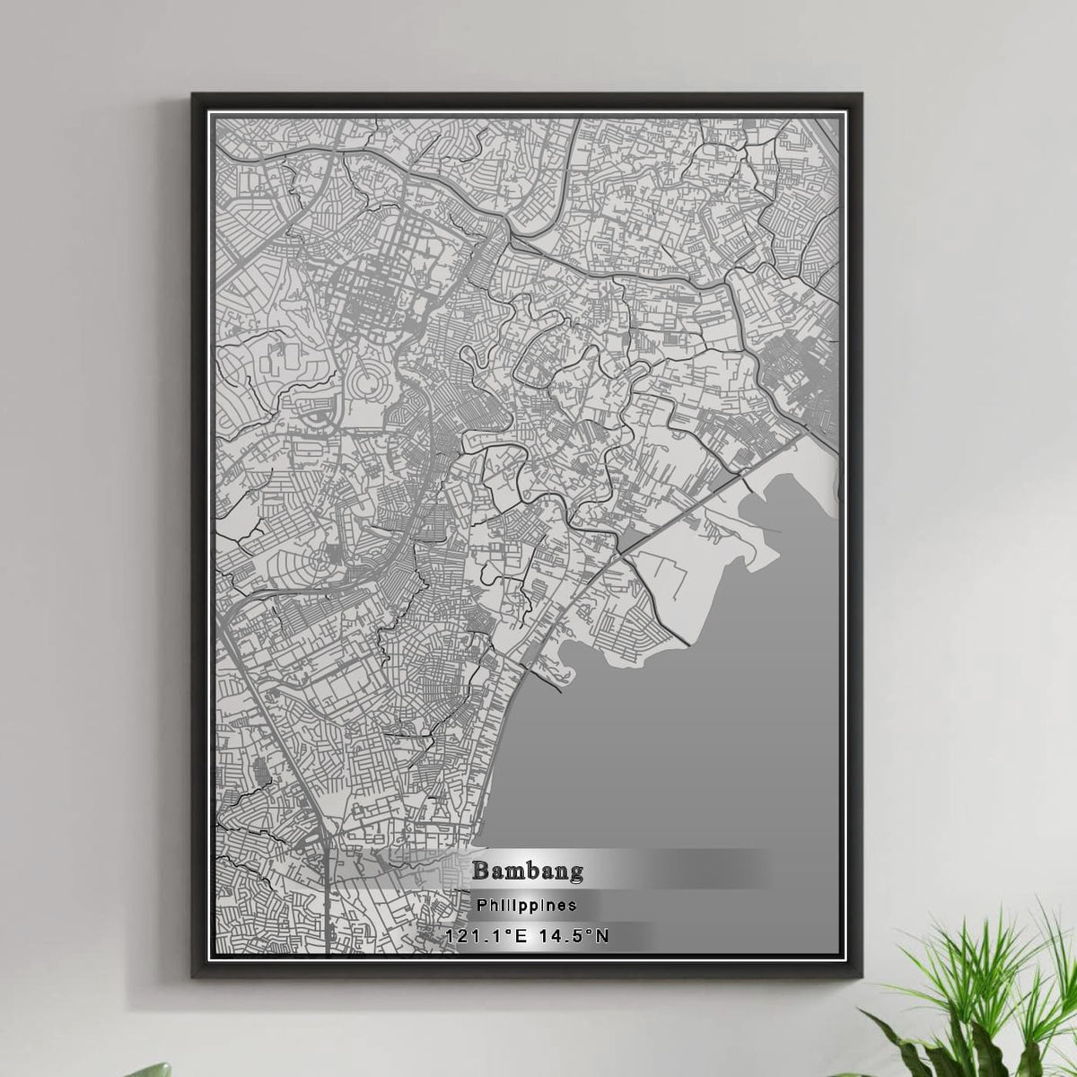 ROAD MAP OF BAMBANG, PHILIPPINES BY MAPBAKES