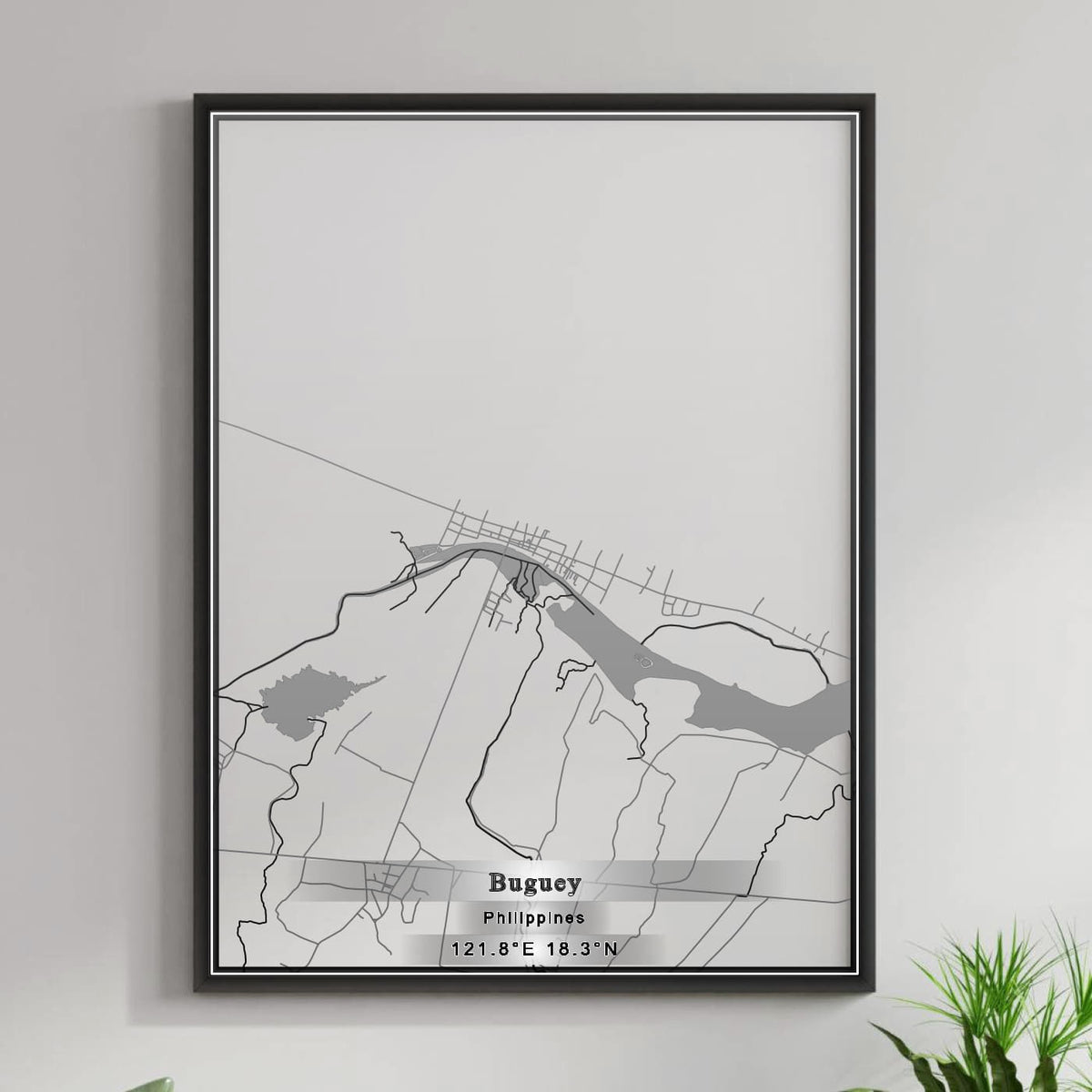 ROAD MAP OF BUGUEY, PHILIPPINES BY MAPBAKES