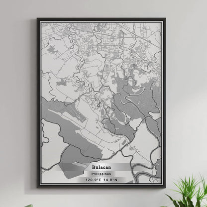 ROAD MAP OF BULACAN, PHILIPPINES BY MAPBAKES