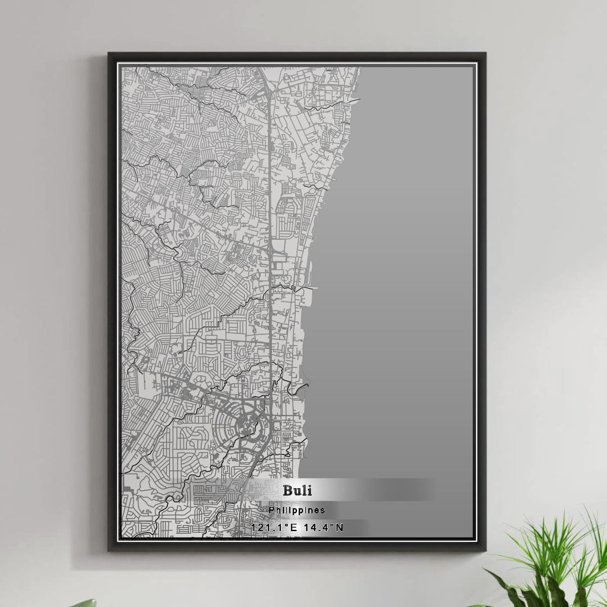 ROAD MAP OF BULI, PHILIPPINES BY MAPBAKES