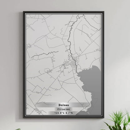 ROAD MAP OF BULUAN, PHILIPPINES BY MAPBAKES
