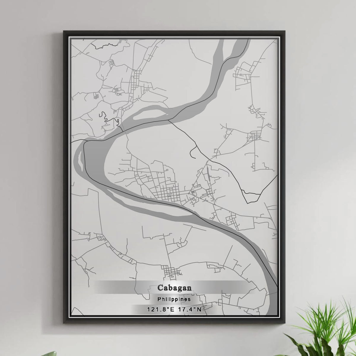ROAD MAP OF CABAGAN, PHILIPPINES BY MAPBAKES