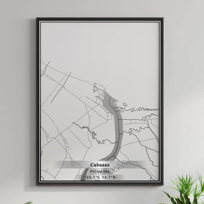 ROAD MAP OF CABUSAO, PHILIPPINES BY MAPBAKES