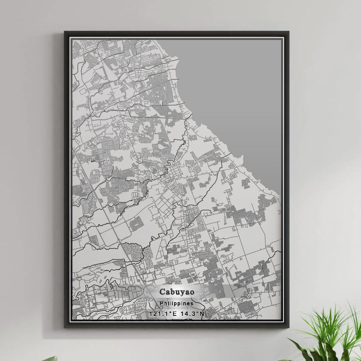 ROAD MAP OF CABUYAO, PHILIPPINES BY MAPBAKES