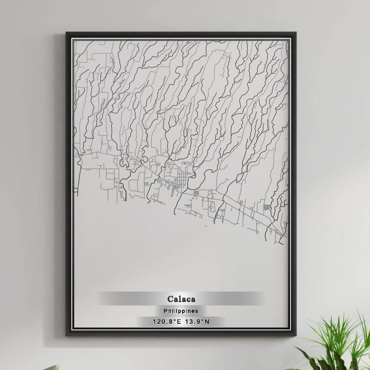 ROAD MAP OF CALACA, PHILIPPINES BY MAPBAKES