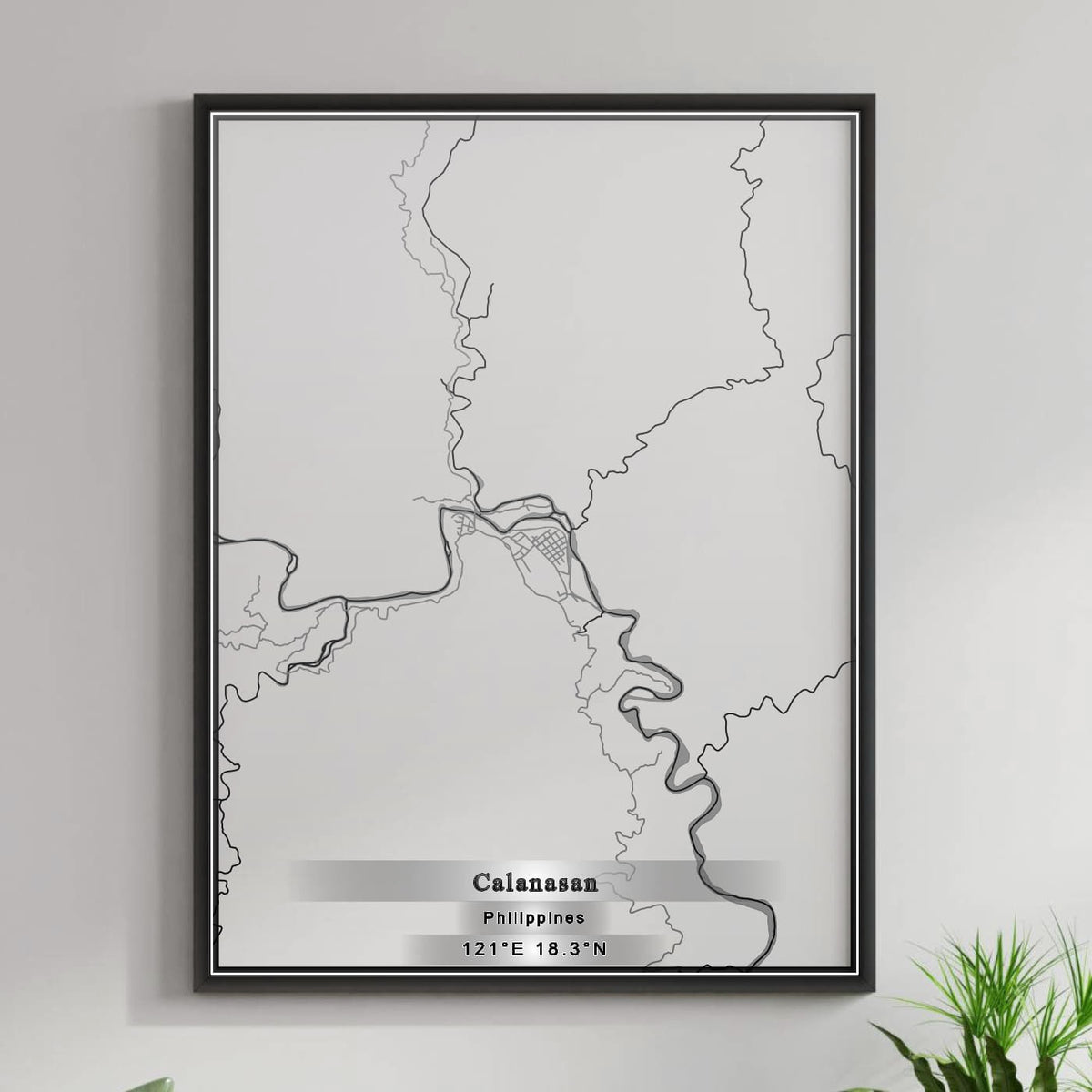 ROAD MAP OF CALANASAN, PHILIPPINES BY MAPBAKES
