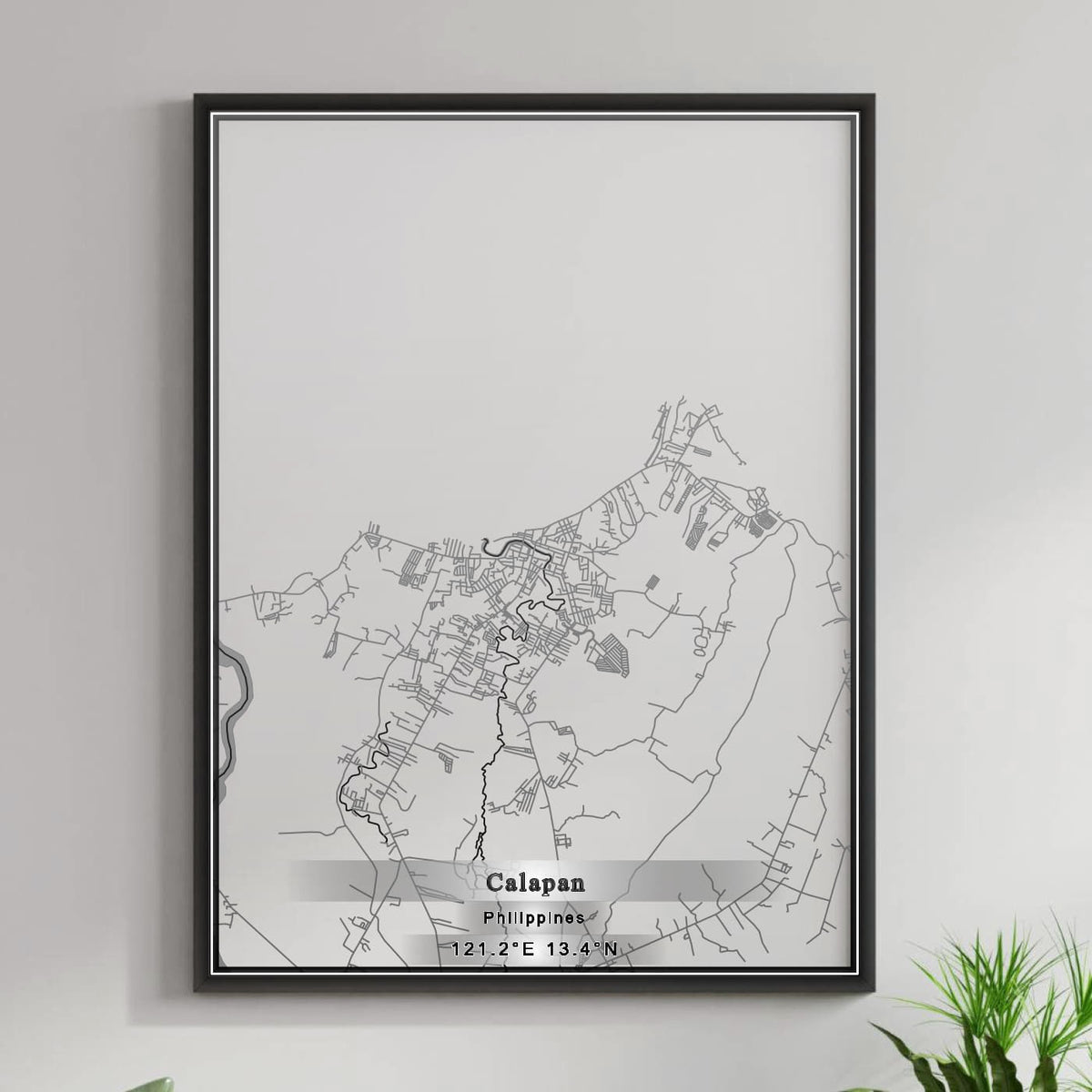 ROAD MAP OF CALAPAN, PHILIPPINES BY MAPBAKES