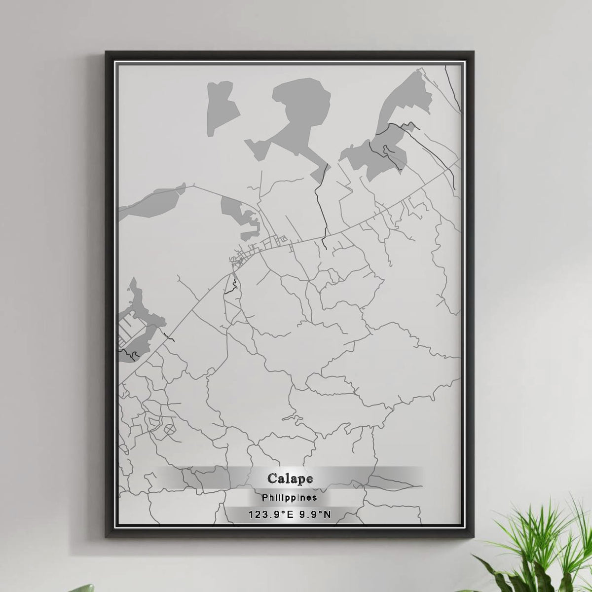 ROAD MAP OF CALAPE, PHILIPPINES BY MAPBAKES