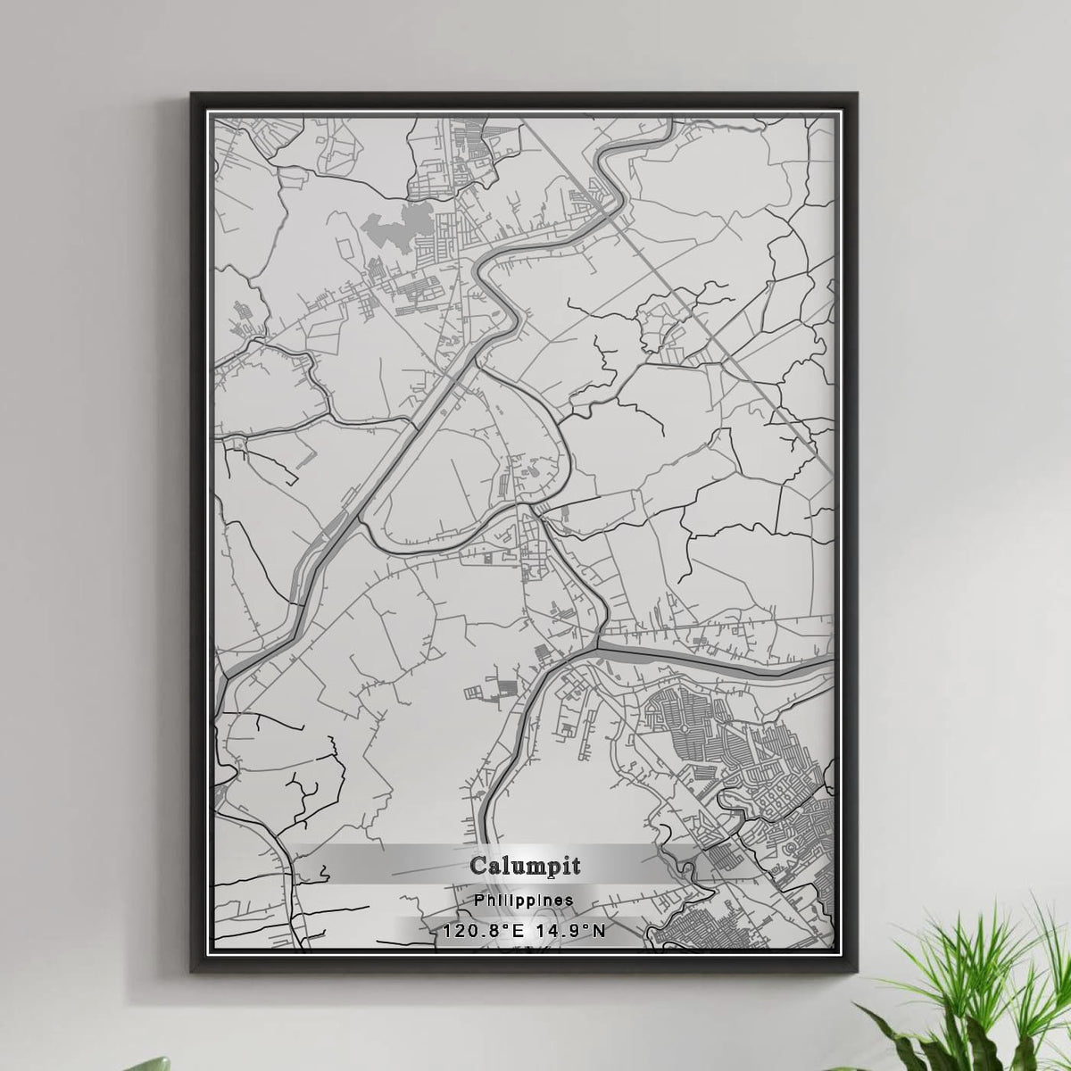 ROAD MAP OF CALUMPIT, PHILIPPINES BY MAPBAKES