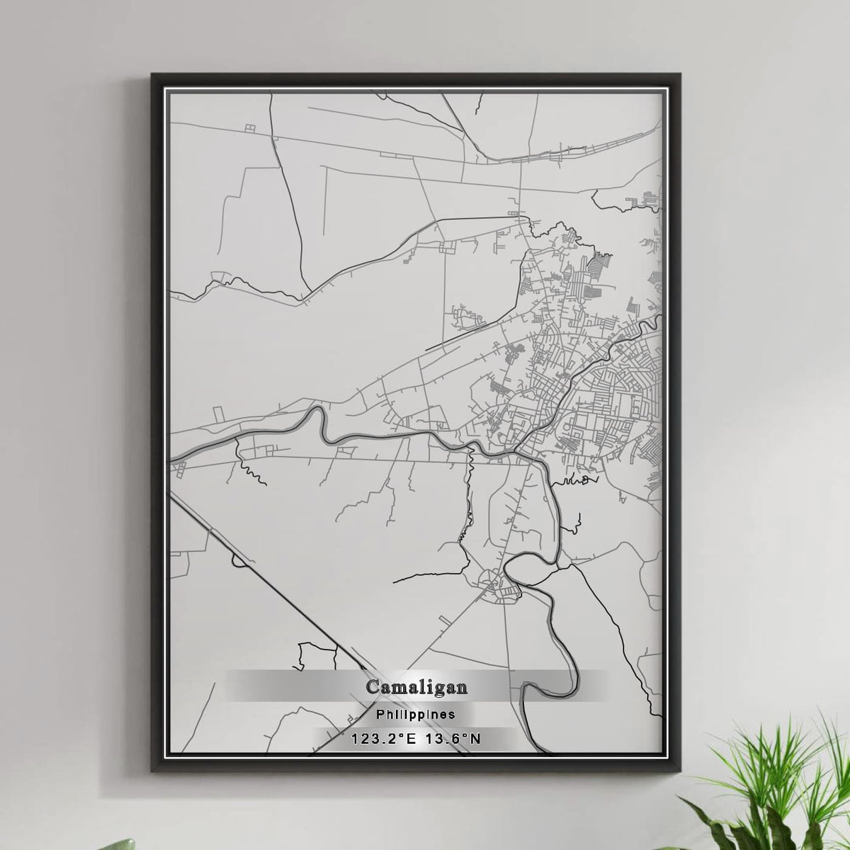 ROAD MAP OF CAMALIGAN, PHILIPPINES BY MAPBAKES