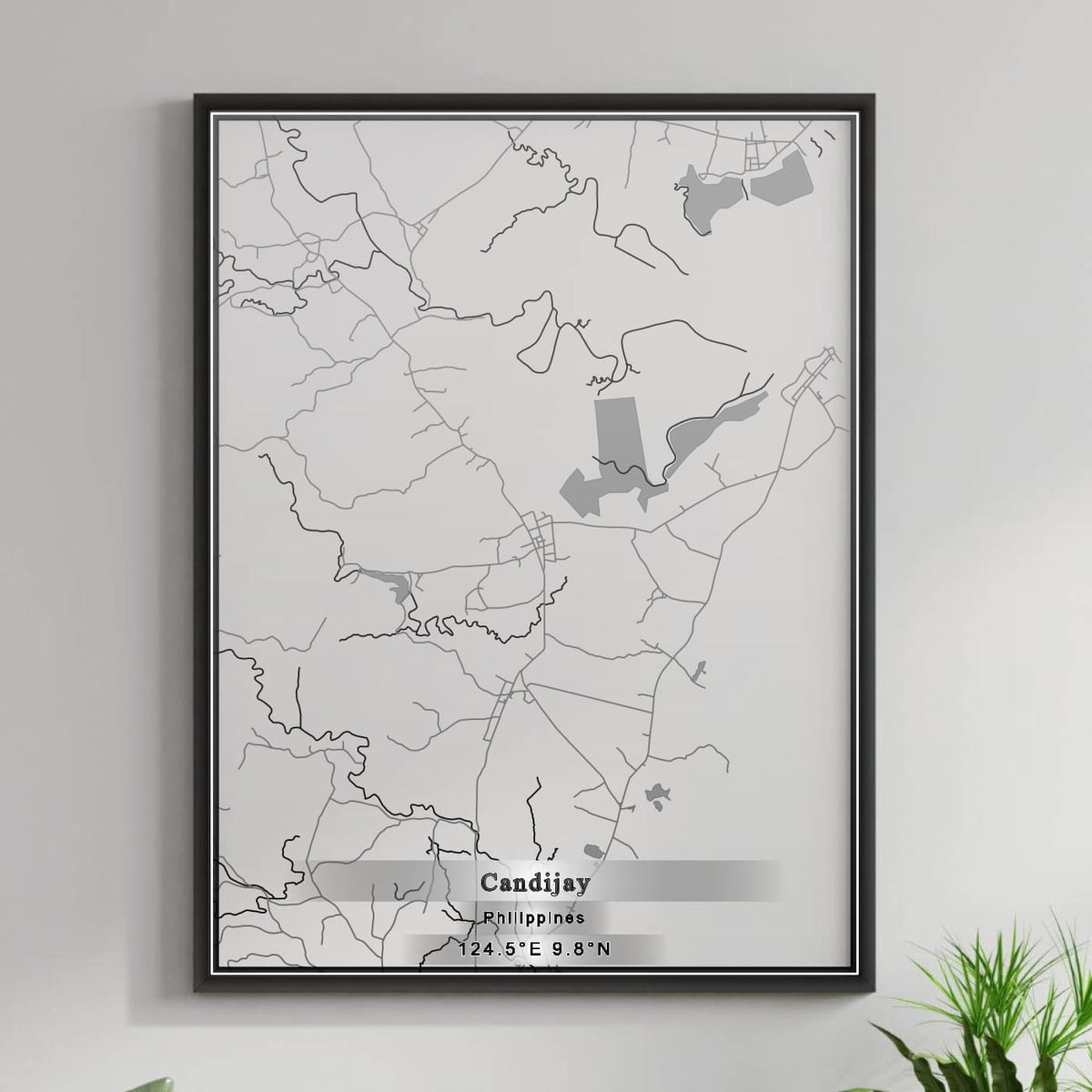 ROAD MAP OF CANDIJAY, PHILIPPINES BY MAPBAKES