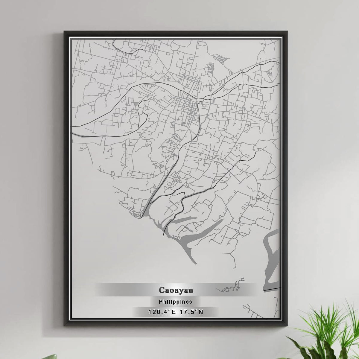 ROAD MAP OF CAOAYAN, PHILIPPINES BY MAPBAKES