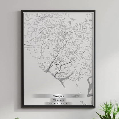 ROAD MAP OF CAOAYAN, PHILIPPINES BY MAPBAKES