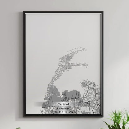 ROAD MAP OF CARIDAD, PHILIPPINES BY MAPBAKES