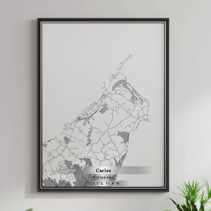 ROAD MAP OF CARLES, PHILIPPINES BY MAPBAKES